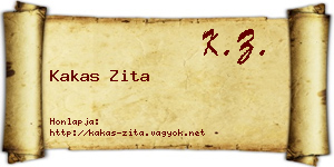 Kakas Zita névjegykártya